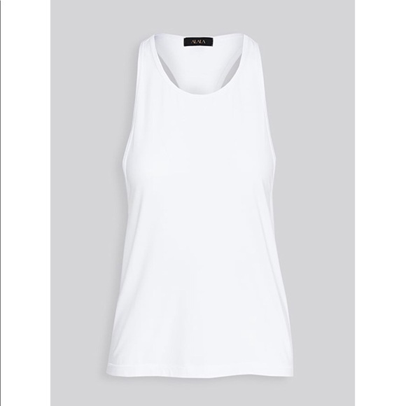 NWT $55 Alala Core Signature Tank in White - Luxury Athleisure Top Size Small - Picture 7 of 14
